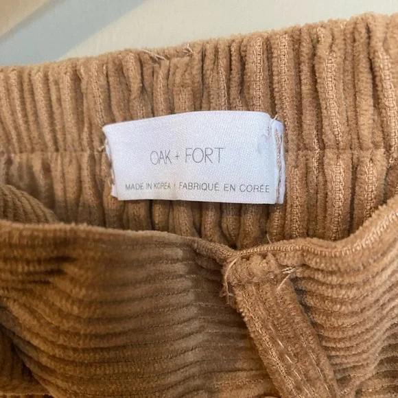 Oak and Fort Corduroy Skirt A-Line Brown Size S - Picture 4 of 4